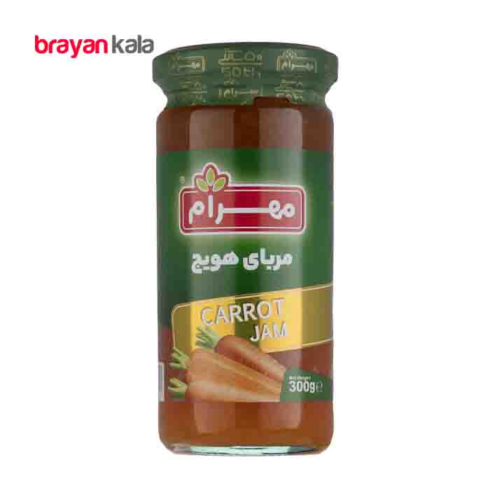 عکس اصلی مربای هویج 300 گرمی مهرام